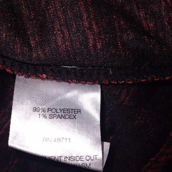 Ophelia Roe Red and Black Jacquard Top 3X NWT - Picture 8 of 8